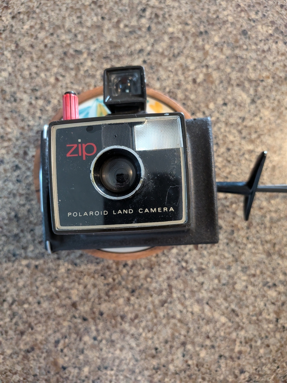 Polaroid Zip Land Camera in Black with Red Accents
